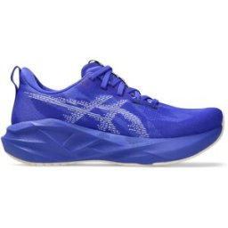 ASICS Zapatillas de running de mujer NOVABLAST 5 . (36,5) Azul / Blanco