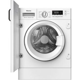 Hisense Lavadora secadora integrable 8 kg, 1.400 rpm - WD3M841BWIES. Blanco