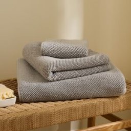 Graccioza Toalla de baño algodón 850 gr/m2 Pearl . (Tocador) Plata
