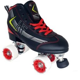 KRF Patín HCK-350 Pro Roller Quad Skate . (37) Negro / Rojo