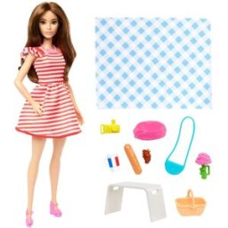 Barbie Pink Passport Doll and Playset.