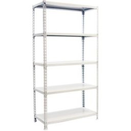 SIMONRACK Estantería metálica SIMONCLICK 5 Estantes. (200 x 120 x 40 cm) Blanco / Blanco
