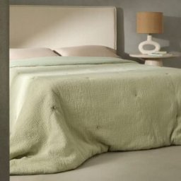 El Corte Inglés Edredón algodón Soma . (Cama 180 cm) Verde