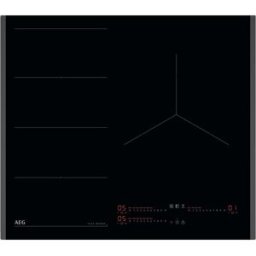 AEG Placa inducción con 3 zonas de cocción - TI63IF0BFB. Negro