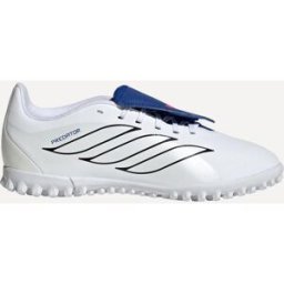 Adidas Botas de fútbol de Niños PREDATOR CLUB FT TF J JB . (38 y 2/3) Blanco / Azul