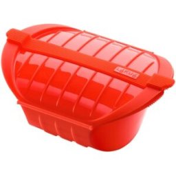 Lékué Estuche de vapor hondo 1 -2 personas . Rojo