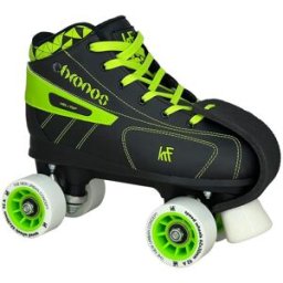 KRF Patines en Paralelo unisex Quad Hockey Chronos Vel-Top The New Urban Concept. (29) Negro