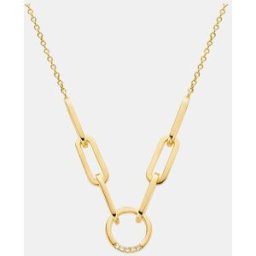 DPT Antwerp Collar de cadena Sweet Escape de plata. Blanco