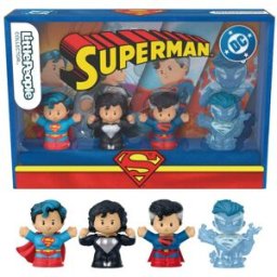 Fisher-Price Set figuras Superman a través de los tiempos Little People Collector .