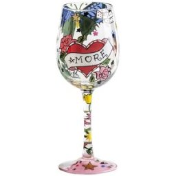 Lolita Copa de vino Tattoo Amore . Multicolor