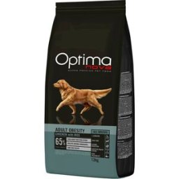Optima Nova Pienso para perros Adult Obesity pollo y arroz. (12 Kg)