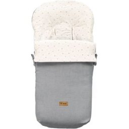 Jané Saco para carro de bebé Nest Plus Slight convertible en colchoneta. (3 X 50 X 100 Cm) Gris claro niño