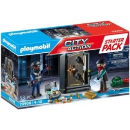 Playmobil Starter Pack Caja Fuerte City Action.