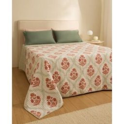 El Corte Inglés Edredón algodón Le Ciel. (Cama 150 cm) Coral