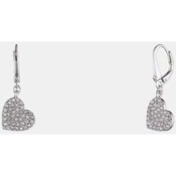 DKNY Pendientes Core plateados. Blanco