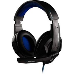 The G-Lab Auriculares Gaming con micrófono y cable Korp Cobalt. Carbón