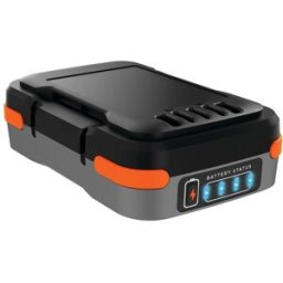 Black & Decker Batería Litio 12V 1,5Ah Carga USB. Naranja / Negro