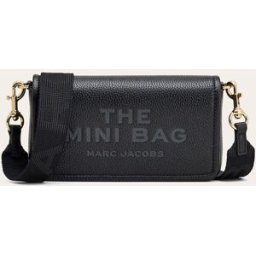 Marc Jacobs Bandolera Mini de piel. Negro