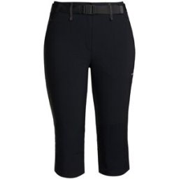 Trangoworld Pantalón pirata de mujer Nzilo . (XS) Negro