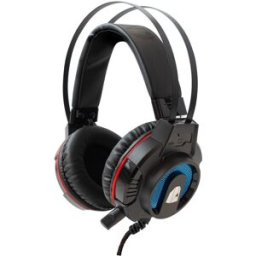 NitroPc Auriculares gaming NH1000 con RGB y micrófono omnidireccional. Negro