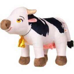 Bandai Peluche musical juguete de la Vaca Lola La Granja de Zenón .