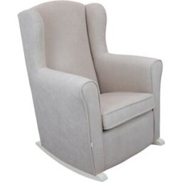 Micuna Butaca Mecedora de lactancia reclinable Nanny Relax. Gris / Blanco niño