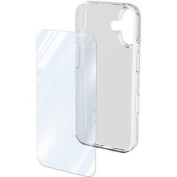 Cellular Line Kit: Funda + protector de pantalla para iPhone 17. Transparente
