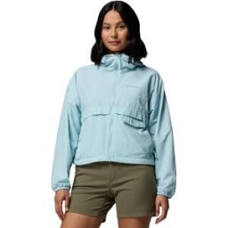 Columbia Chaqueta cortavientos de mujer Spire Valley™ Cropped . (M) Azul claro
