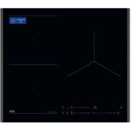 AEG Placa inducción con 3 zonas de cocción - TO63IQ0FFB. Negro