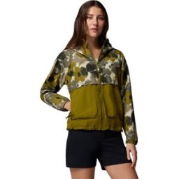 Columbia Chaqueta cortavientos de mujer Spire Valley™ Printed . (XS) Verde Oliva