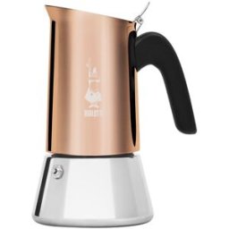 Bialetti Cafetera italiana de acero color cobre Venus . (6 Tazas) Cobre
