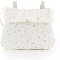 Cambrass Bolso para silla de paseo Mother bag. Verde metal niño