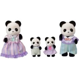 Sylvanian Families Familia Panda Pookie.