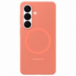 Samsung Funda silicona magnética roja para Galaxy S26+. Rojo