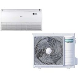 Hisense Aire acondicionado suelo-techo Inverter con 6020 frig/h y 6880 kcal/h - AVT71UR4RB8/AUW71U4RK8. Blanco