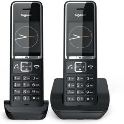 Siemens Teléfono inalámbrico COMFORT 550 duo. Negro