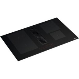 Franke Placa inducción con 4 zonas de cocción, con extractor integrado - 3400705337. Cristal negro