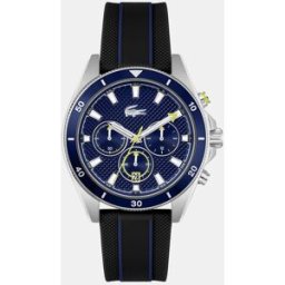 Lacoste Reloj de hombre Mainsail 2011361 de silicona azul. Azul