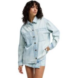 Billabong Chaqueta de mujer Jade Saltwashed . (L) Azul