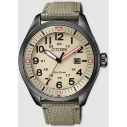 Citizen Reloj de hombre Urban SportAW5005-12X Eco-Drive nylon. Beige