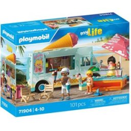 Playmobil Camión de helados con tienda de surf .