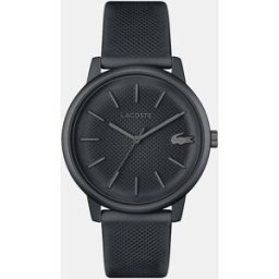 Lacoste Reloj de hombre 12.12 Move 2011242 de silicona negra. Negro