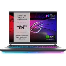 Asus Portátil Gaming ROG Strix G18 G815LP-S9005W, Intel Core Ultra 9-275HX, 32GB, 1TB SSD, Nvidia GeForce RTX 5070 8GB, 18', W11. Gris