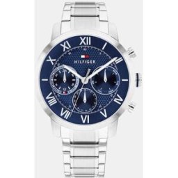 Tommy Hilfiger Reloj de hombre Th-Oxford 1710728 de acero azul. Azul