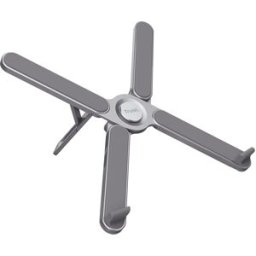 Trust Soporte plegable de alumino para portátil Macy. Gris