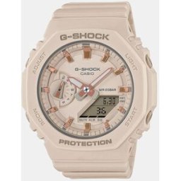 Casio Reloj de mujer G-Shock 2100 Series GMA-S2100-4AER de resina beige. Beige