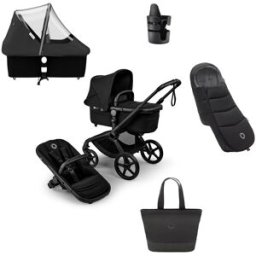 Bugaboo Pack imprescindibles - invierno negro con saco negro Fox 5 Renew. Negro niño