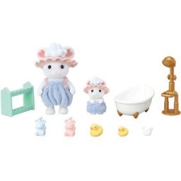Sylvanian Families Set baño de burbujas .