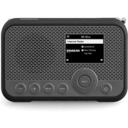 Sangean Radio digital portátil por Internet WFR-39, DAB+, FM-RDS, Spotify Connect, gris/negro. Negro / Gris