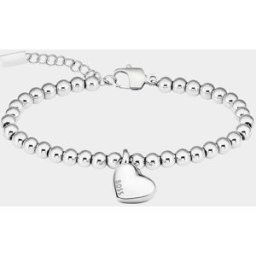 Boss Pulsera Honey Heart de acero. Plata